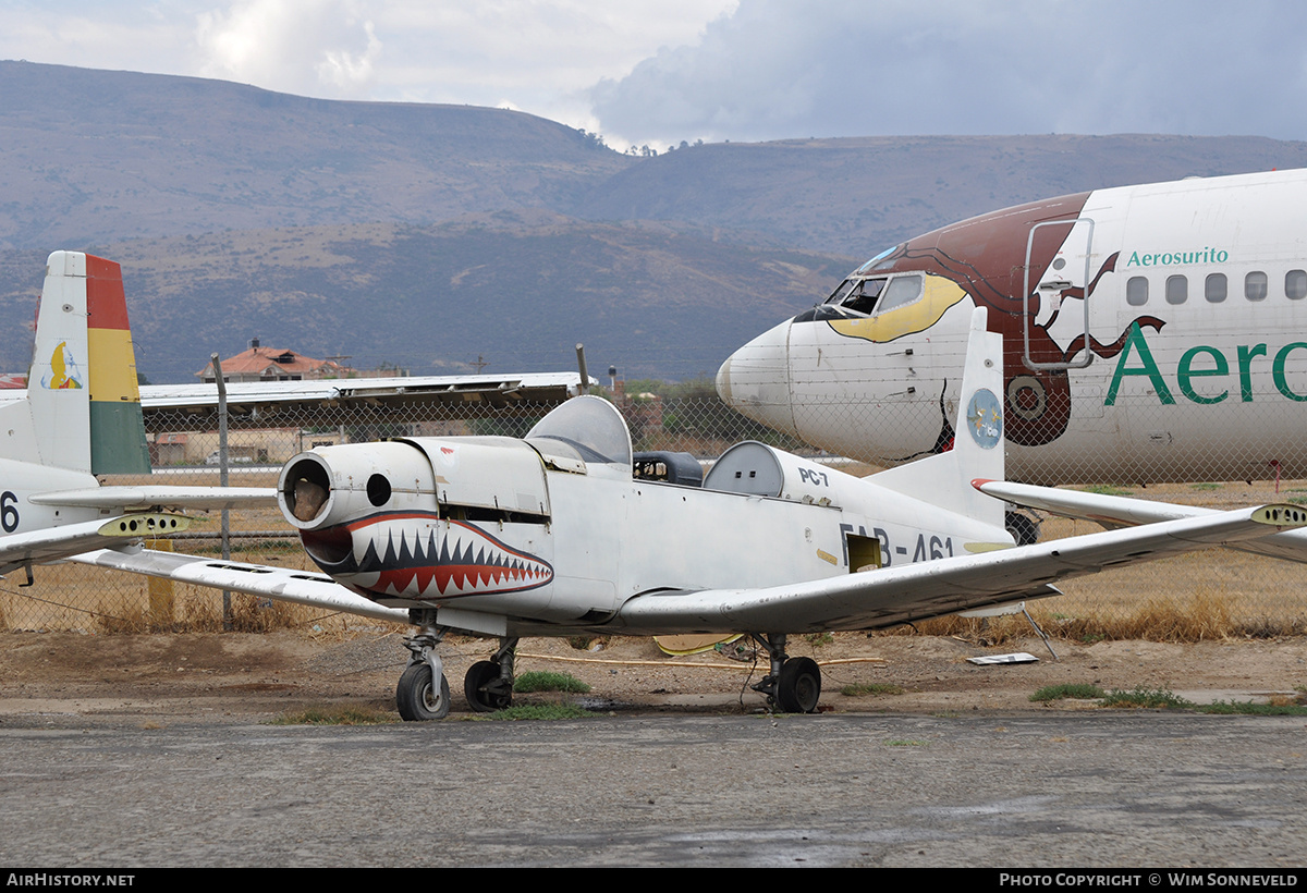 Aircraft Photo of FAB-461 | Pilatus PC-7 | Bolivia - Air Force | AirHistory.net #681929