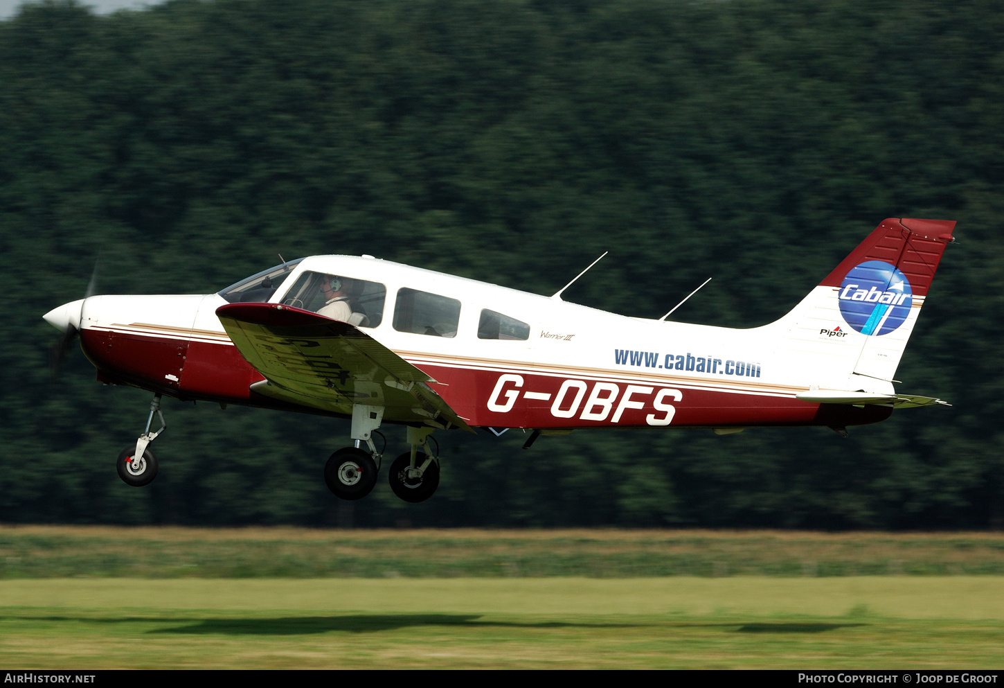 Aircraft Photo of G-OBFS | Piper PA-28-161 Warrior III | Cabair | AirHistory.net #681996