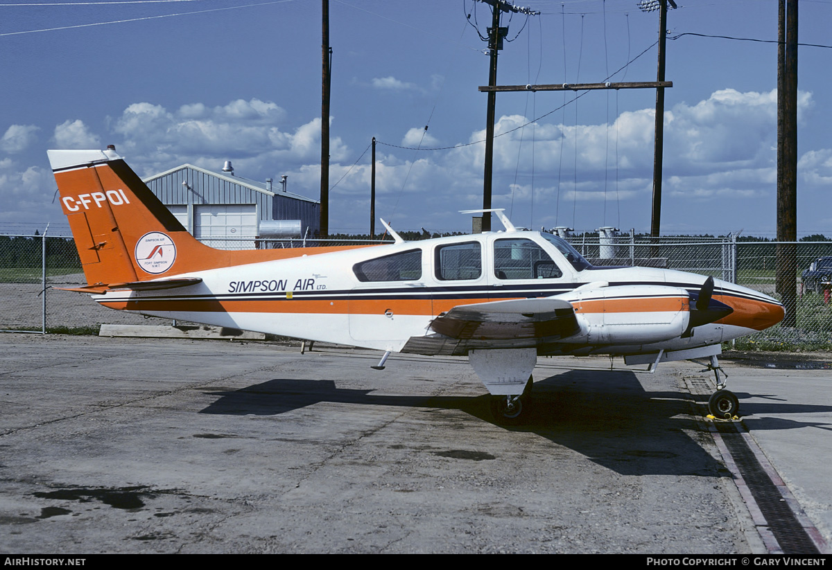 Aircraft Photo of C-FPOI | Beech 95-C55 Baron | Simpson Air | AirHistory.net #682003