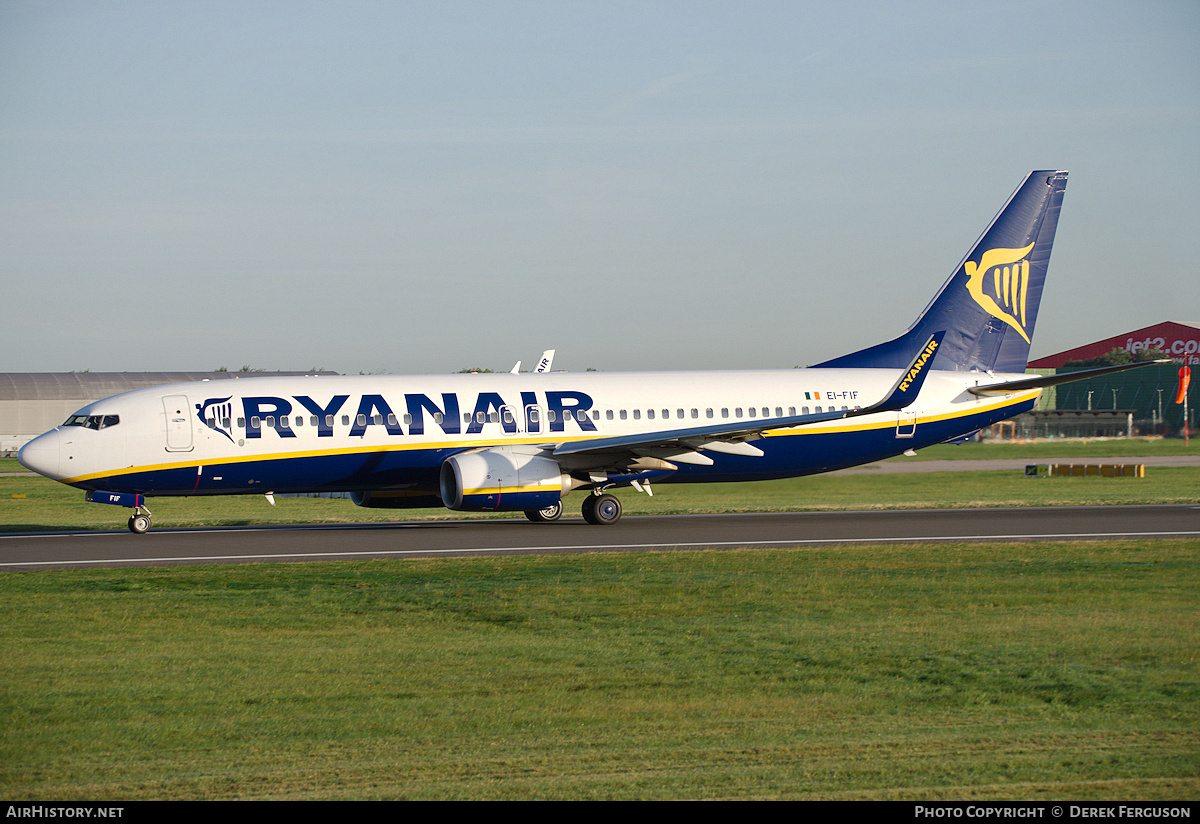 Aircraft Photo of EI-FIF | Boeing 737-8AS | Ryanair | AirHistory.net #682009