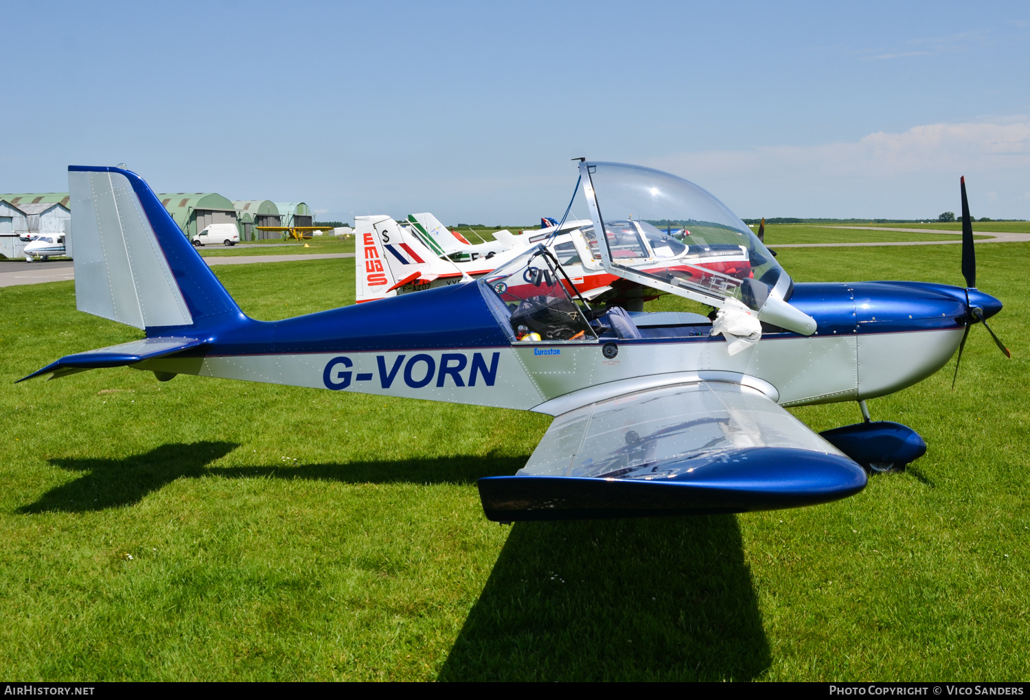 Aircraft Photo of G-VORN | Evektor-Aerotechnik EV-97 Eurostar | AirHistory.net #682017