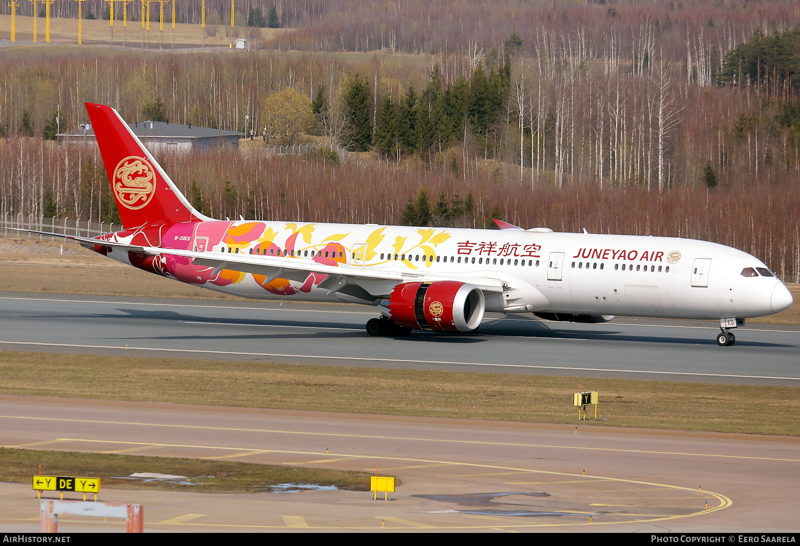 Aircraft Photo of B-20EQ | Boeing 787-9 Dreamliner | Juneyao Airlines | AirHistory.net #682033