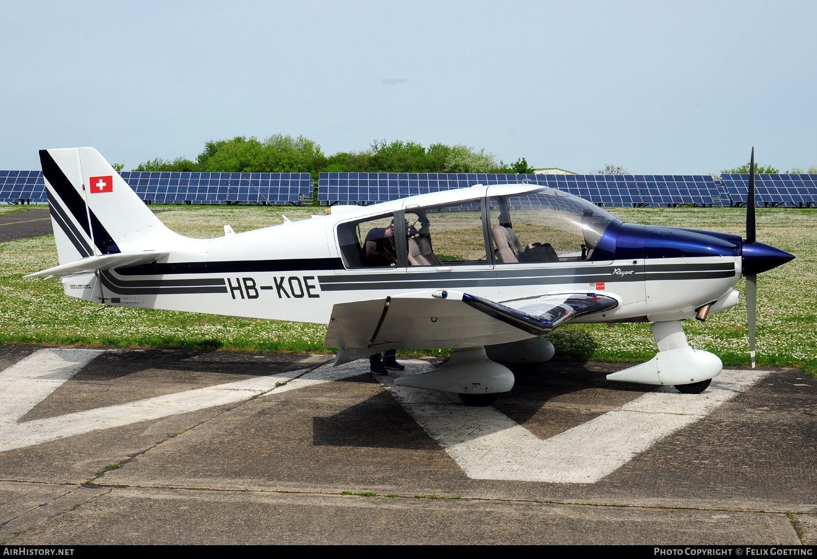 Aircraft Photo of HB-KOE | Robin DR-400-180 Regent | AirHistory.net #682044