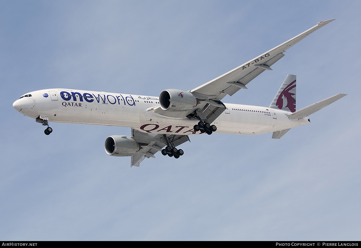 Aircraft Photo of A7-BAG | Boeing 777-3DZ/ER | Qatar Airways | AirHistory.net #682045