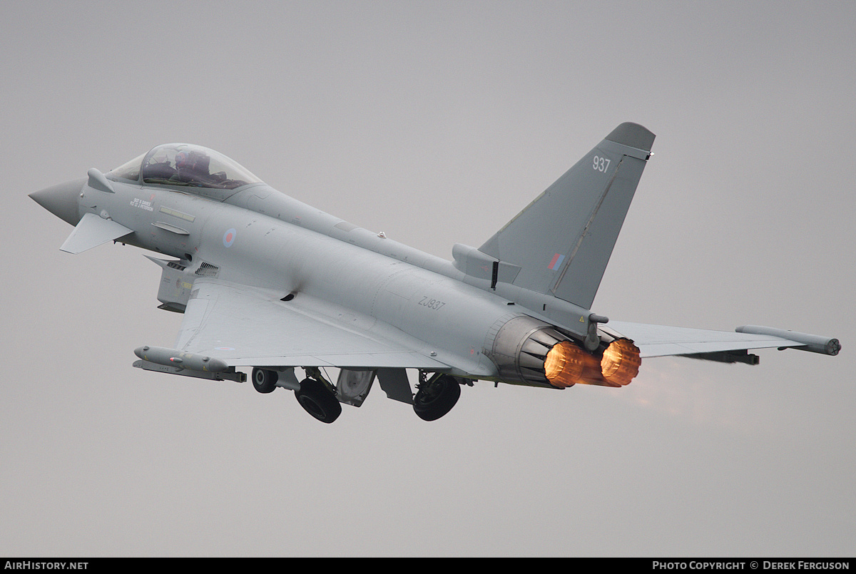 Aircraft Photo of ZJ937 | Eurofighter EF-2000 Typhoon FGR4 | UK - Air Force | AirHistory.net #682048