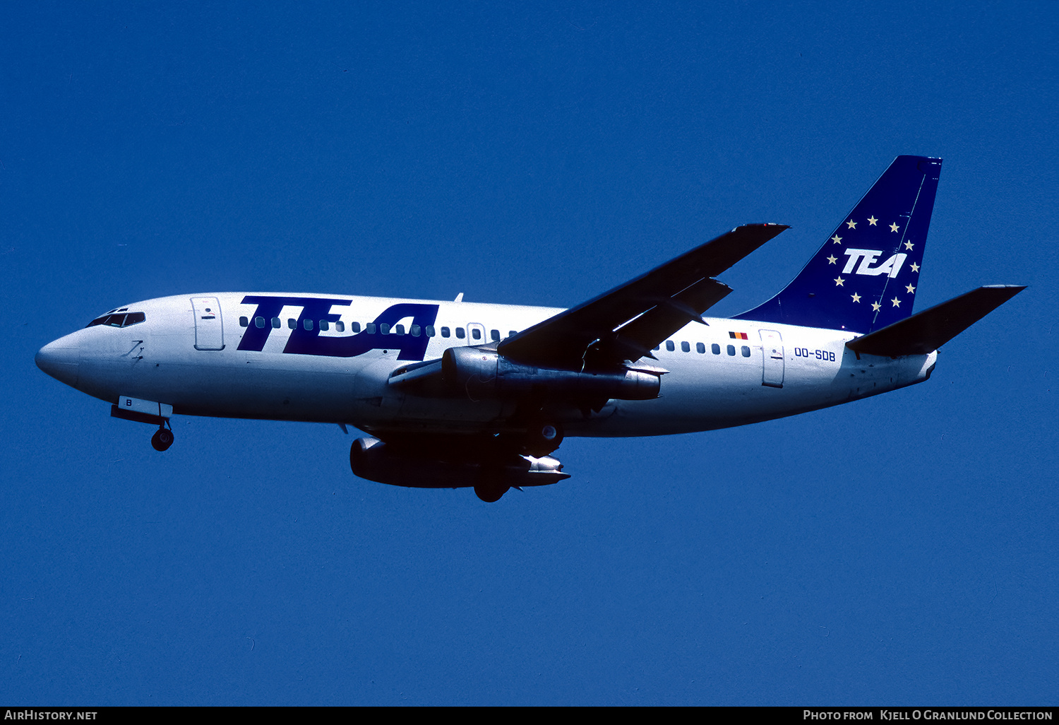 Aircraft Photo of OO-SDB | Boeing 737-229/Adv | TEA - Trans European Airways | AirHistory.net #682060