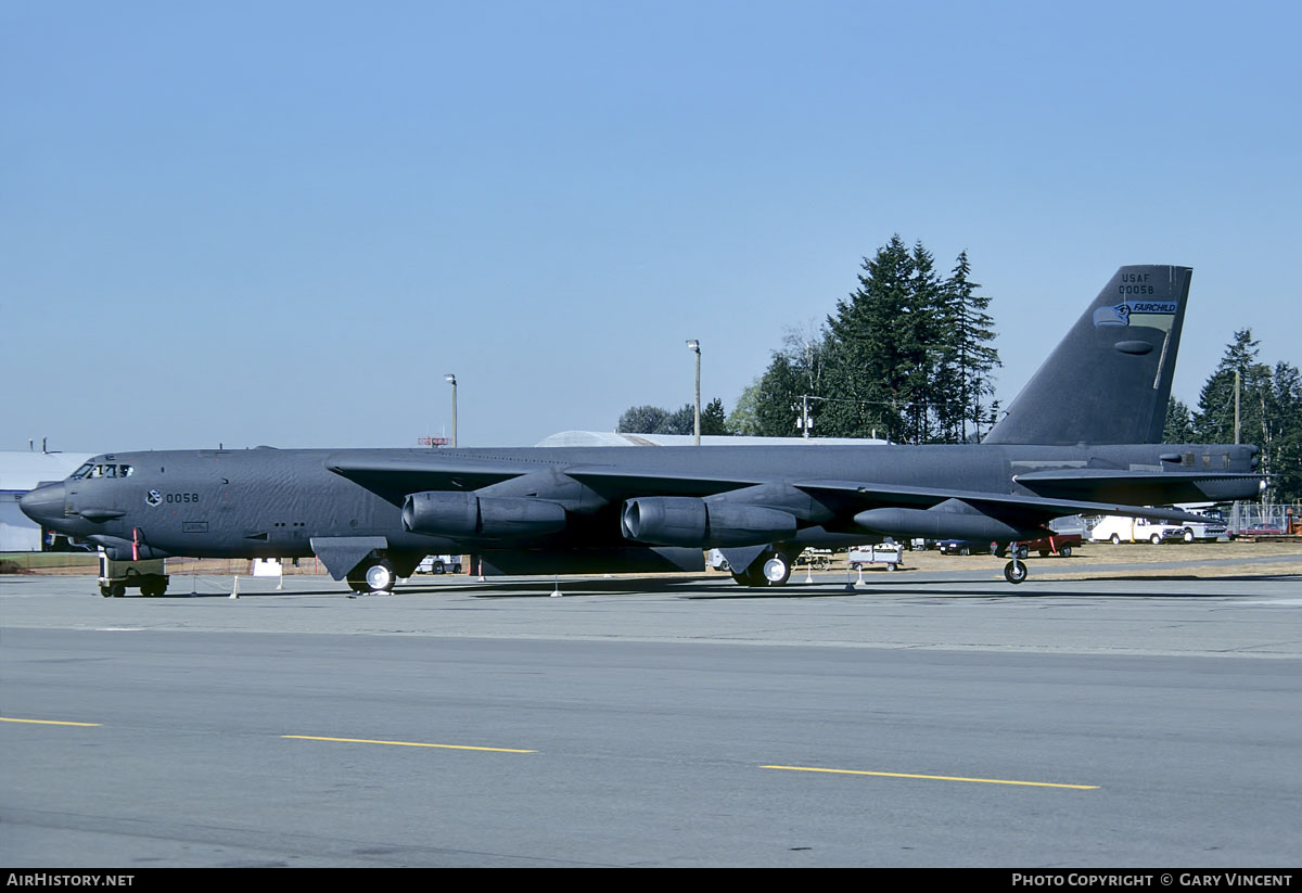 Aircraft Photo of 60-0058 / 00058 | Boeing B-52H Stratofortress | USA - Air Force | AirHistory.net #682081