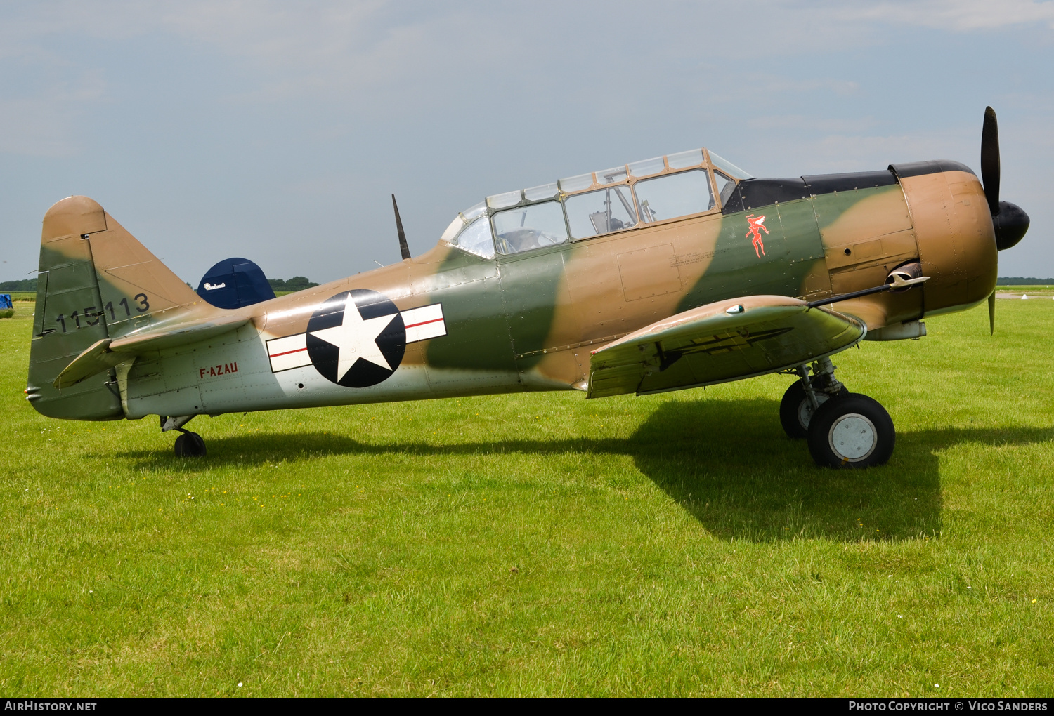 Aircraft Photo of F-AZAU / 115113 | North American T-6G Texan | USA - Air Force | AirHistory.net #682107