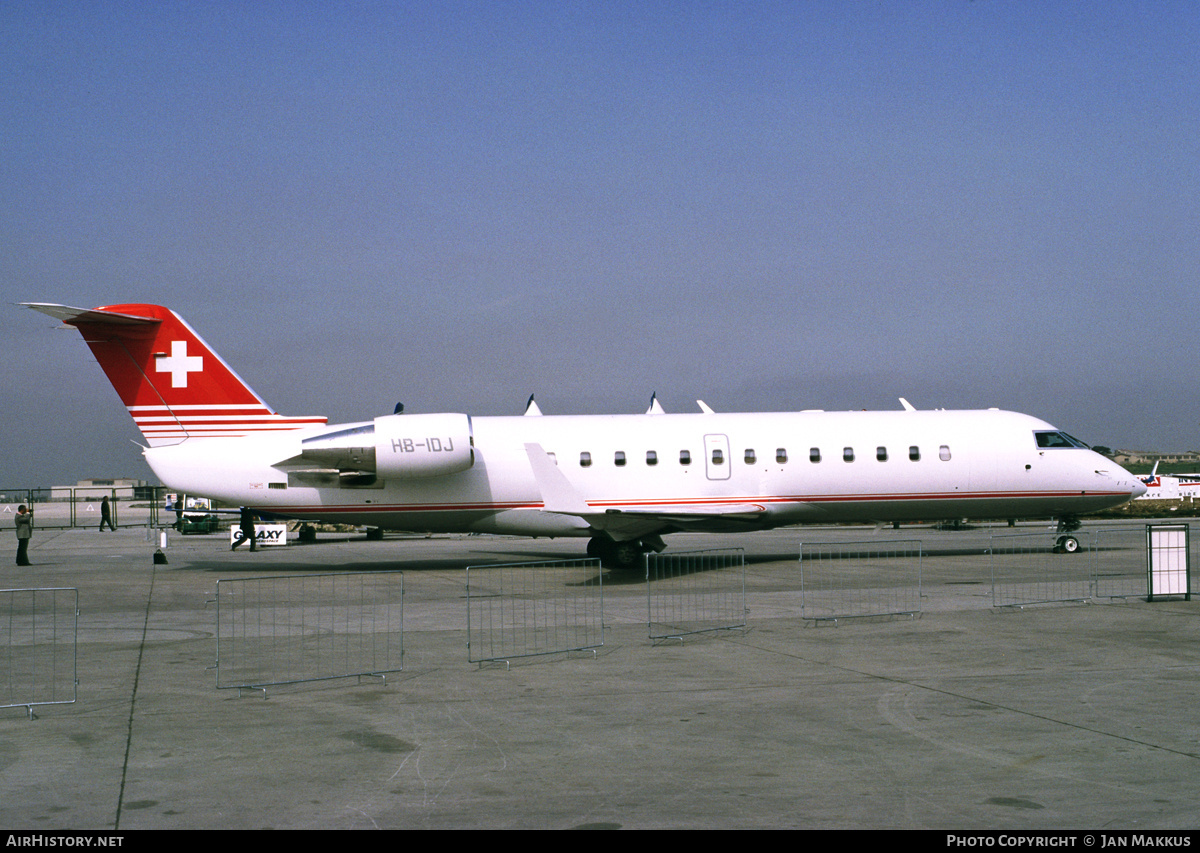 Aircraft Photo of HB-IDJ | Canadair CRJ-100SE (CL-600-2B19) | TAG Aviation | AirHistory.net #682147