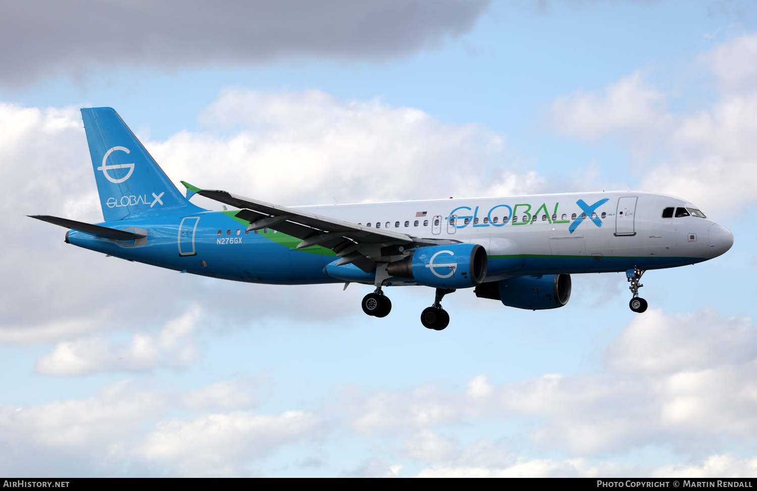 Aircraft Photo of N276GX | Airbus A320-214 | GlobalX | AirHistory.net #682182