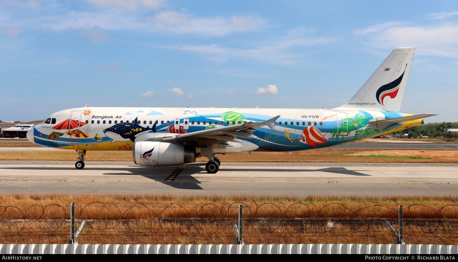 Aircraft Photo of HS-PGW | Airbus A320-232 | Bangkok Airways | AirHistory.net #682186