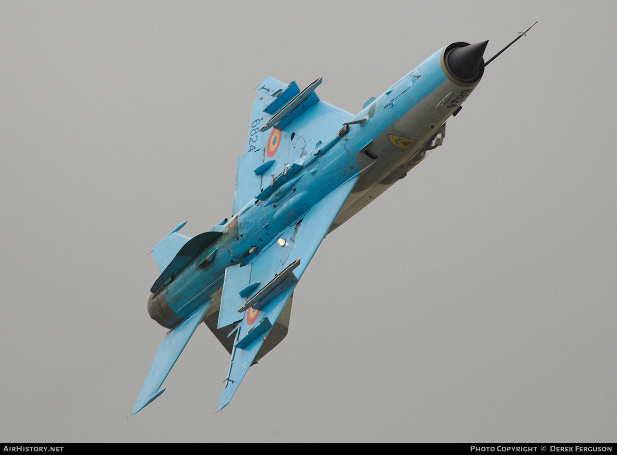 Aircraft Photo of 6824 | Mikoyan-Gurevich MiG-21MF Lancer C | Romania - Air Force | AirHistory.net #682211