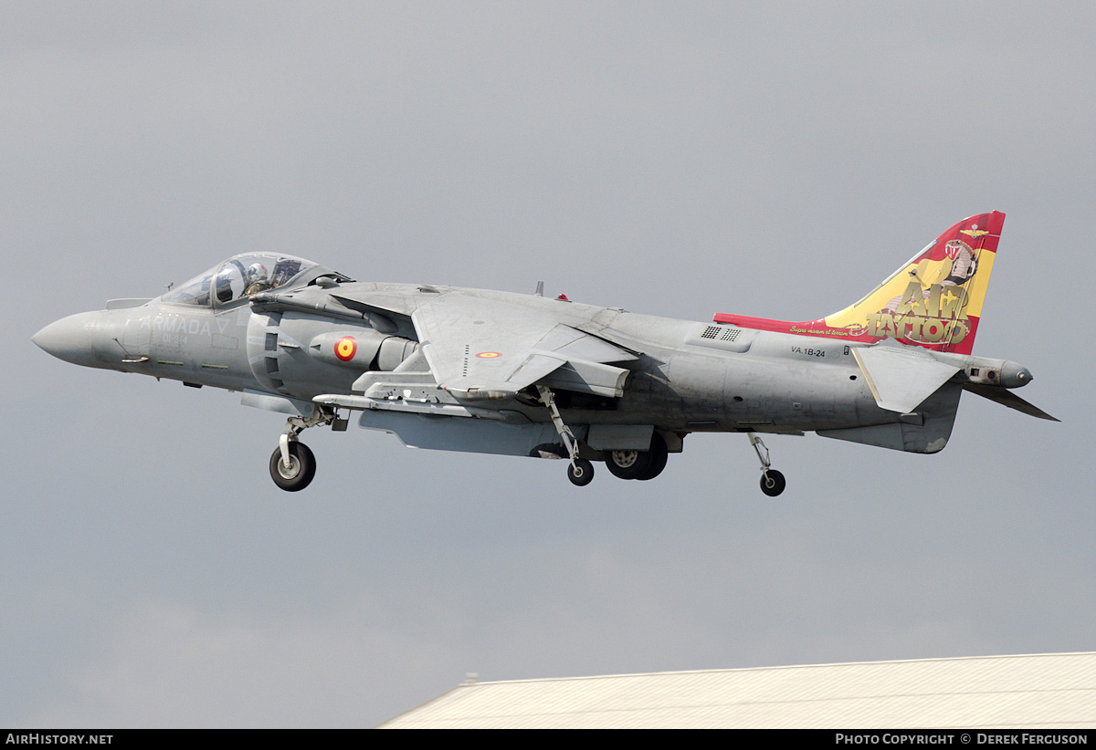 Aircraft Photo of VA1B-24 | McDonnell Douglas EAV-8B Matador II+ | Spain - Navy | AirHistory.net #682212