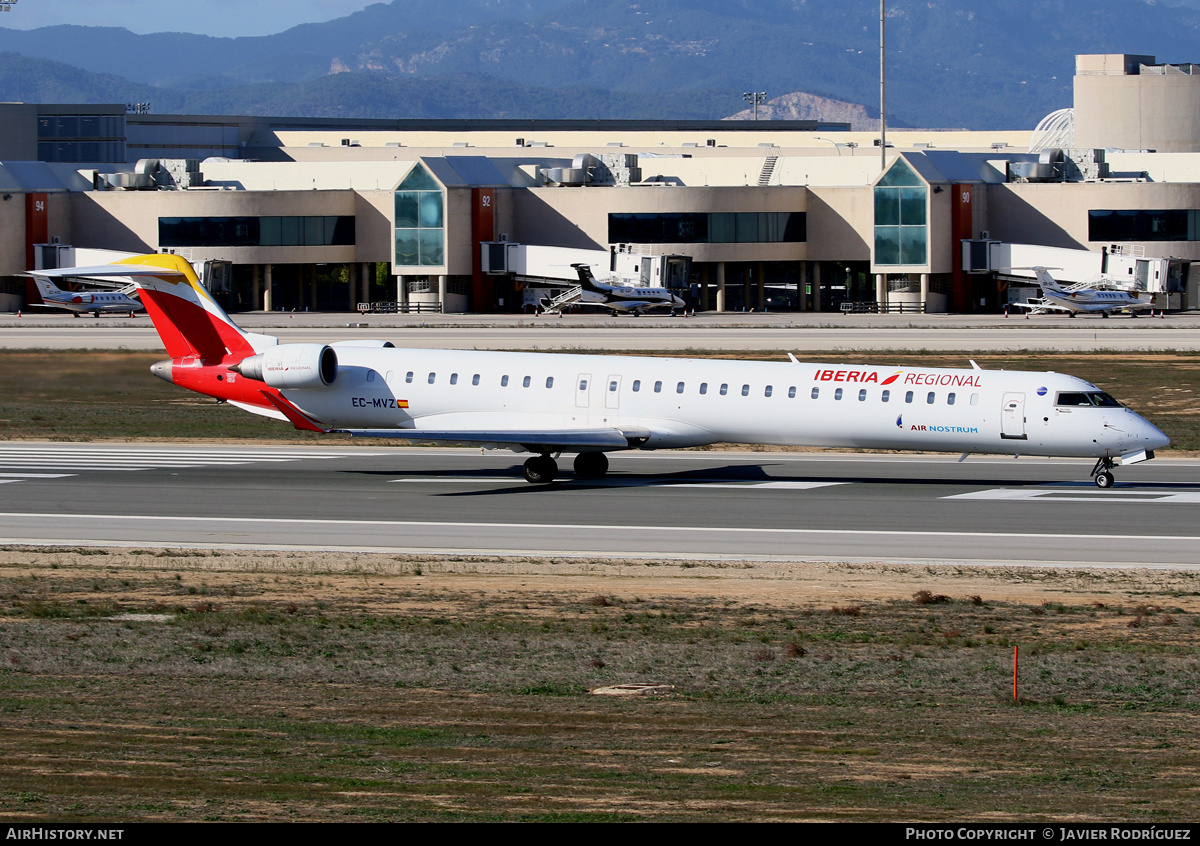 Aircraft Photo of EC-MVZ | Bombardier CRJ-1000 (CL-600-2E25) | Iberia Regional | AirHistory.net #682220