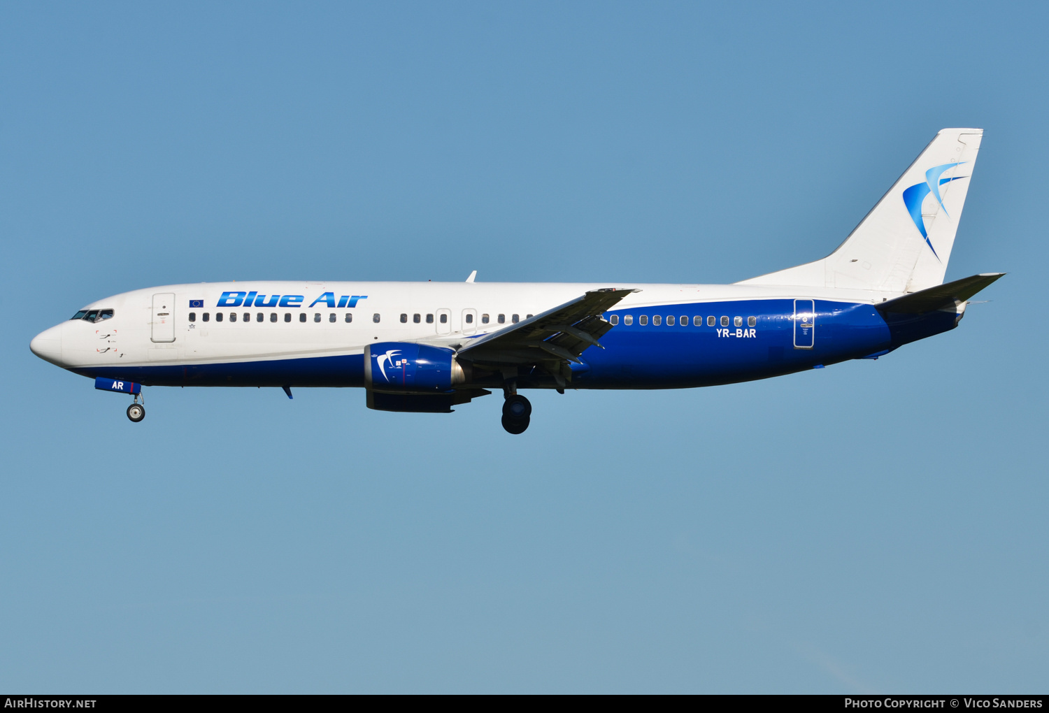 Aircraft Photo of YR-BAR | Boeing 737-4Q8 | Blue Air | AirHistory.net #682221