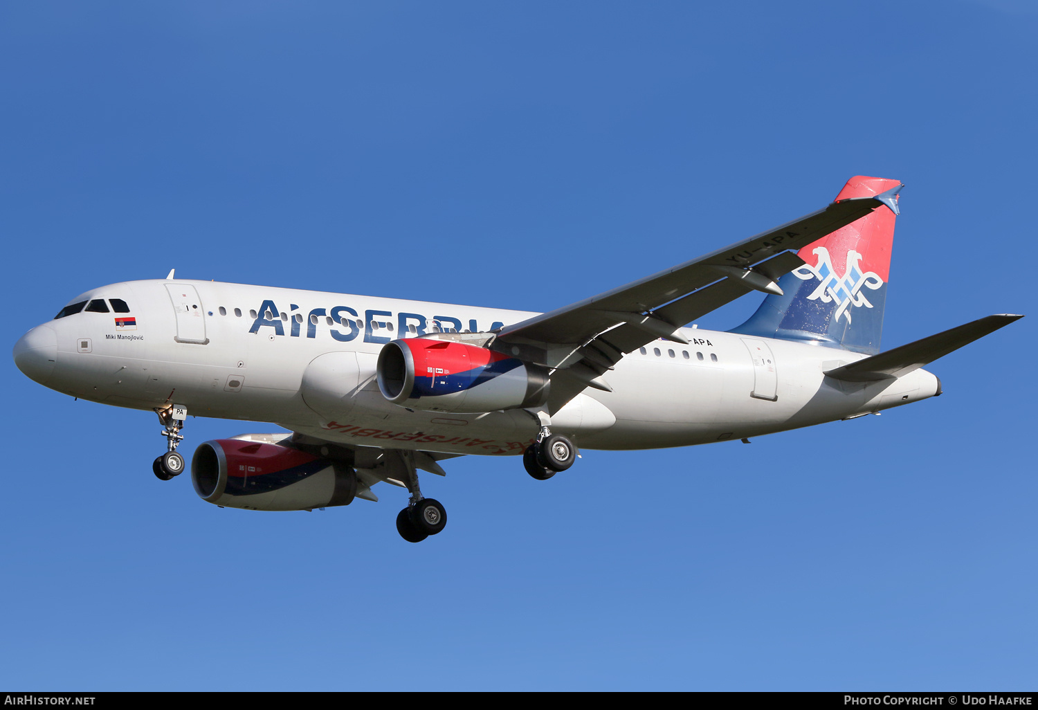 Aircraft Photo of YU-APA | Airbus A319-132 | Air Serbia | AirHistory.net #682223