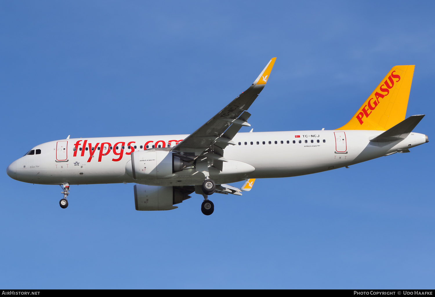 Aircraft Photo of TC-NCJ | Airbus A320-251N | Pegasus Airlines | AirHistory.net #682249