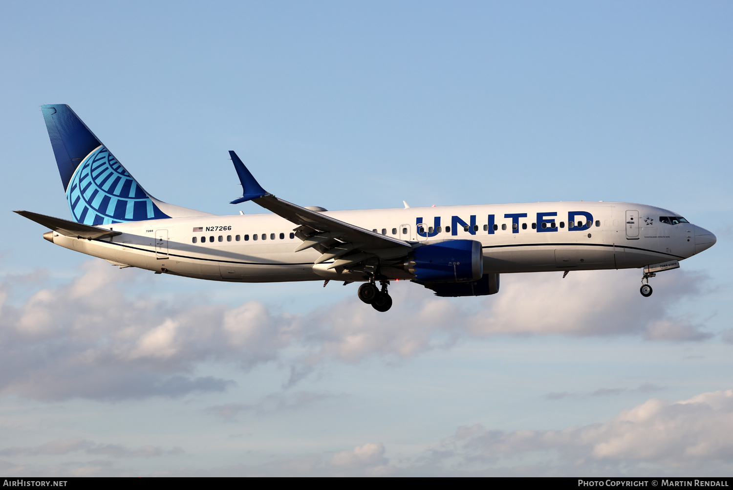 Aircraft Photo of N27266 | Boeing 737-8 Max 8 | United Airlines | AirHistory.net #682256