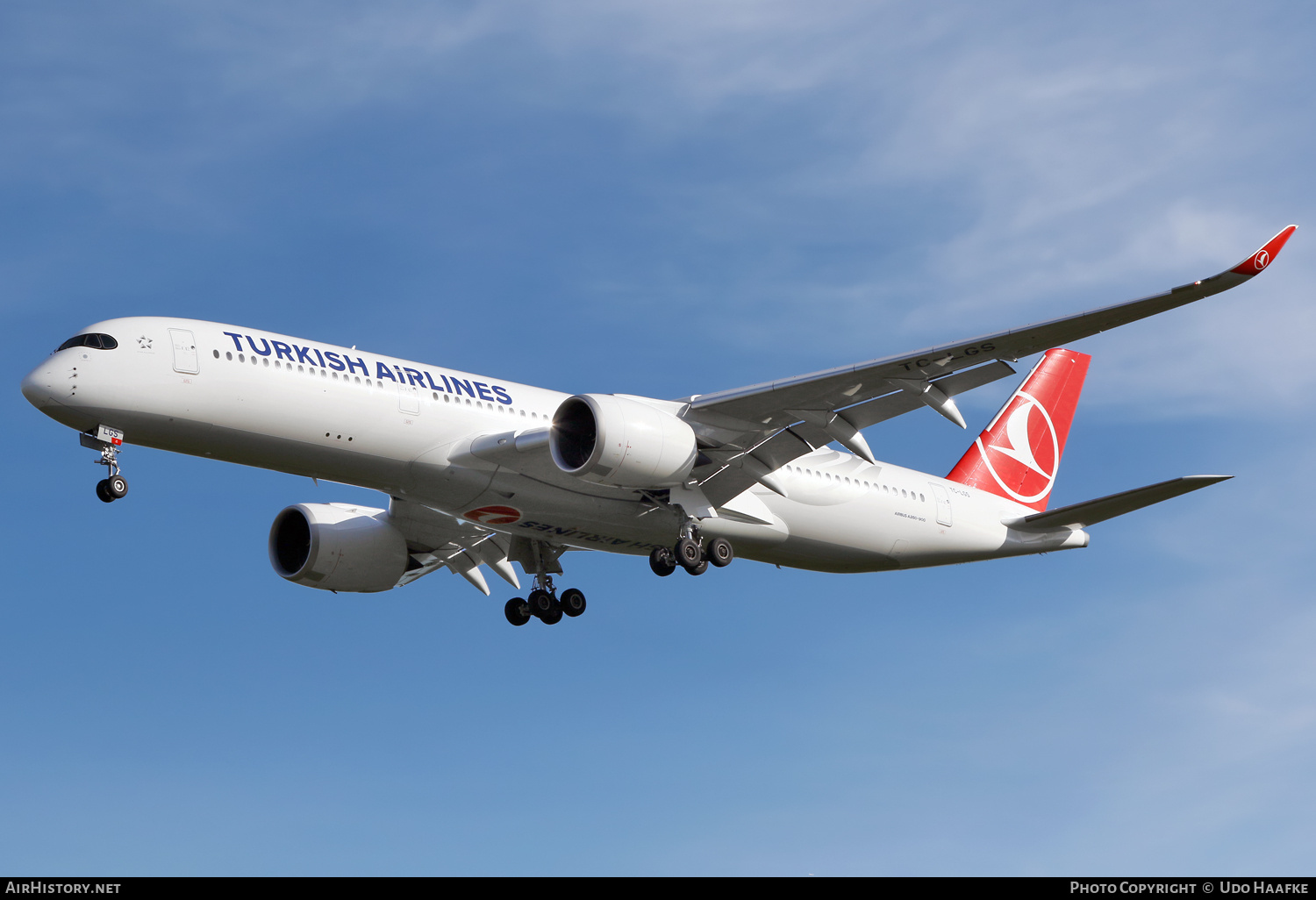 Aircraft Photo of TC-LGS | Airbus A350-941 | Turkish Airlines | AirHistory.net #682257