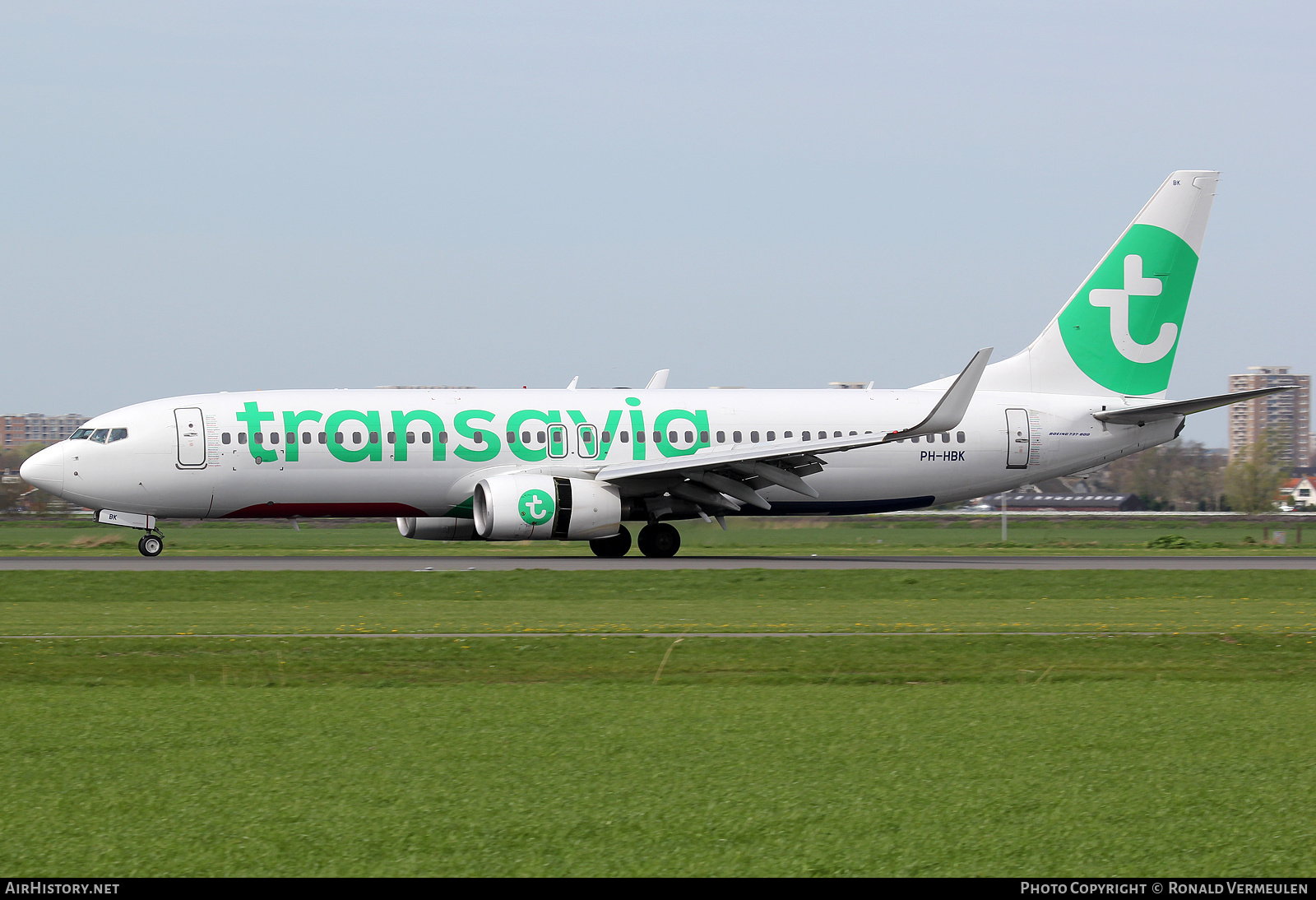 Aircraft Photo of PH-HBK | Boeing 737-82R | Transavia | AirHistory.net #682260