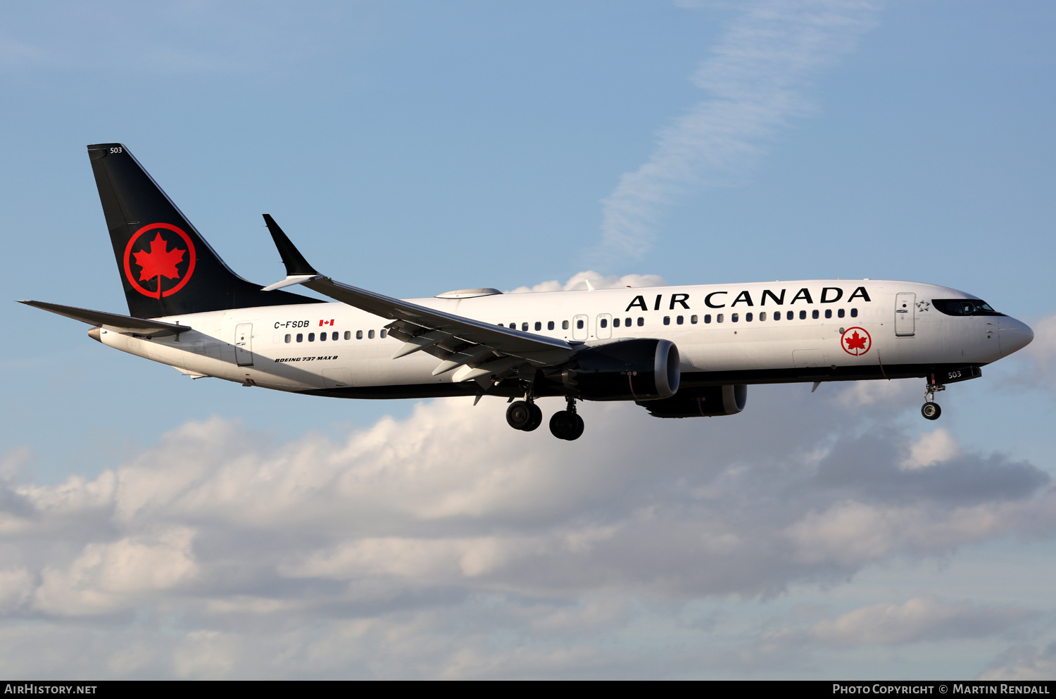 Aircraft Photo of C-FSDB | Boeing 737-8 Max 8 | Air Canada | AirHistory.net #682265