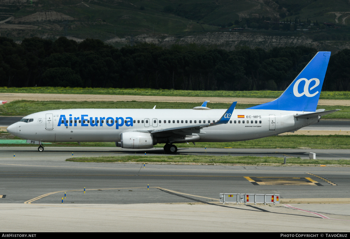 Aircraft Photo of EC-MPS | Boeing 737-800 | Air Europa | AirHistory.net #682333