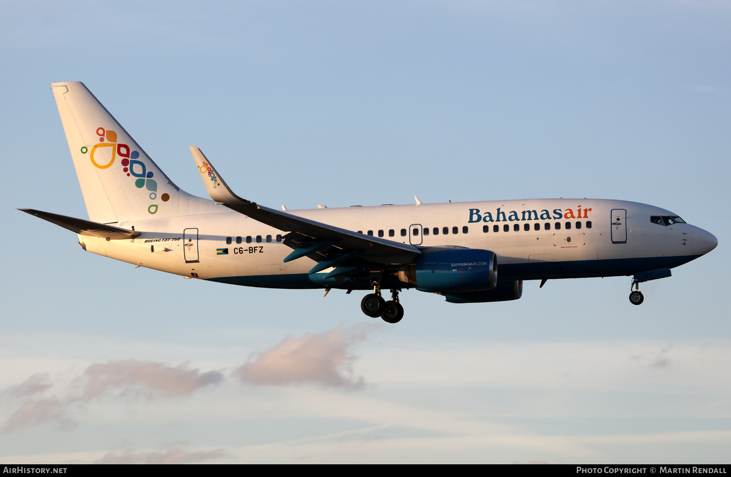 Aircraft Photo of C6-BFZ | Boeing 737-752 | Bahamasair | AirHistory.net #682337