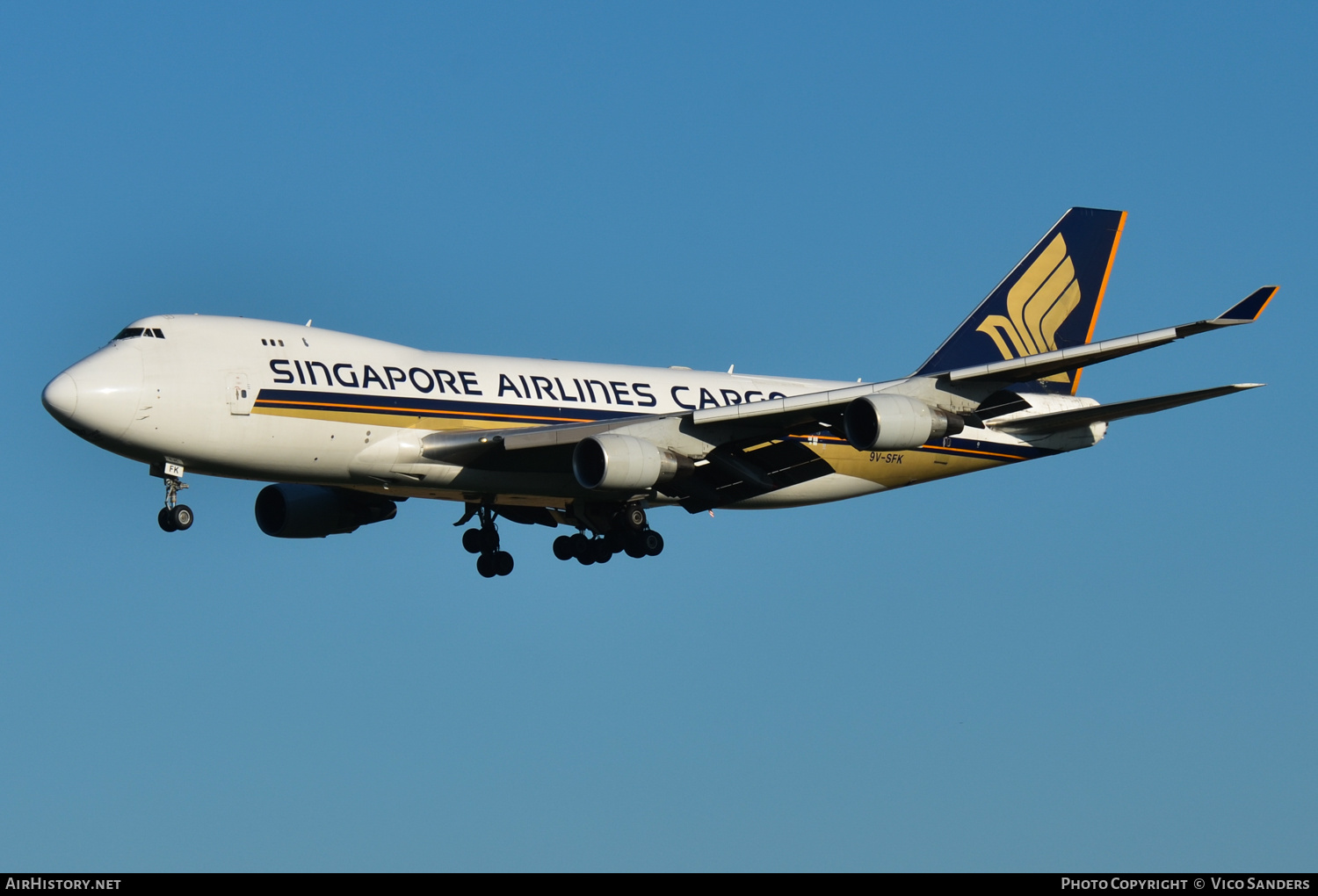 Aircraft Photo of 9V-SFK | Boeing 747-412F/SCD | Singapore Airlines Cargo | AirHistory.net #682349