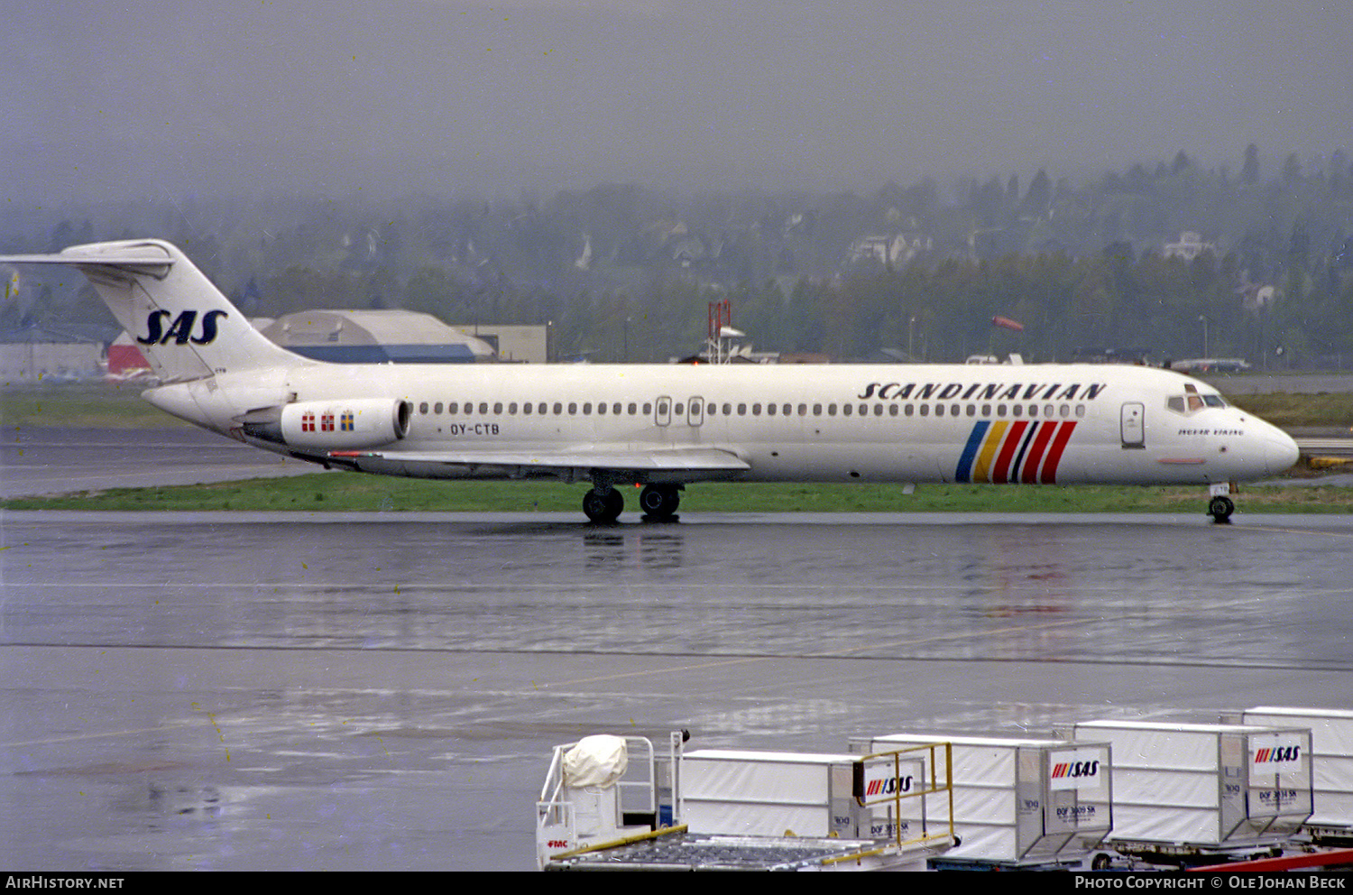 Aircraft Photo of OY-CTB | McDonnell Douglas DC-9-51 | Scandinavian Airlines - SAS | AirHistory.net #682356