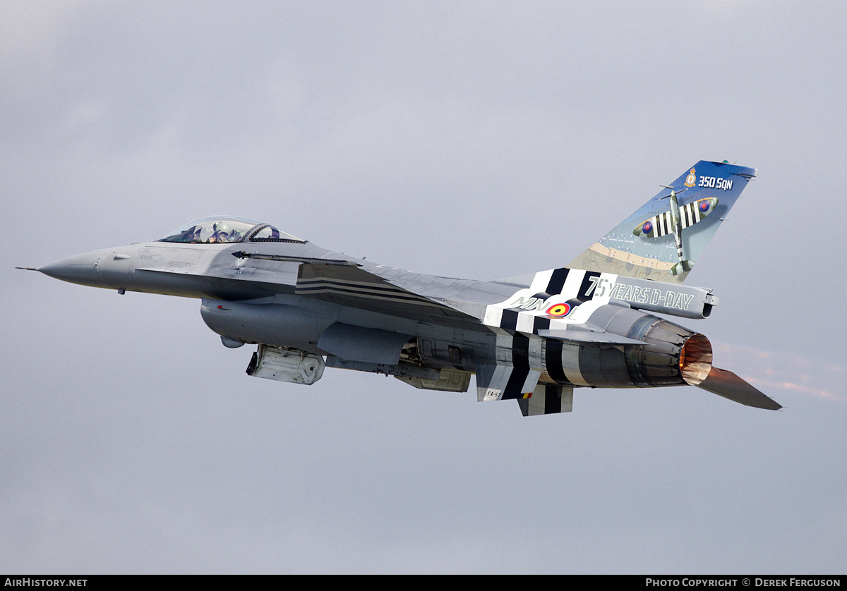 Aircraft Photo of FA-57 | General Dynamics F-16AM Fighting Falcon | Belgium - Air Force | AirHistory.net #682389