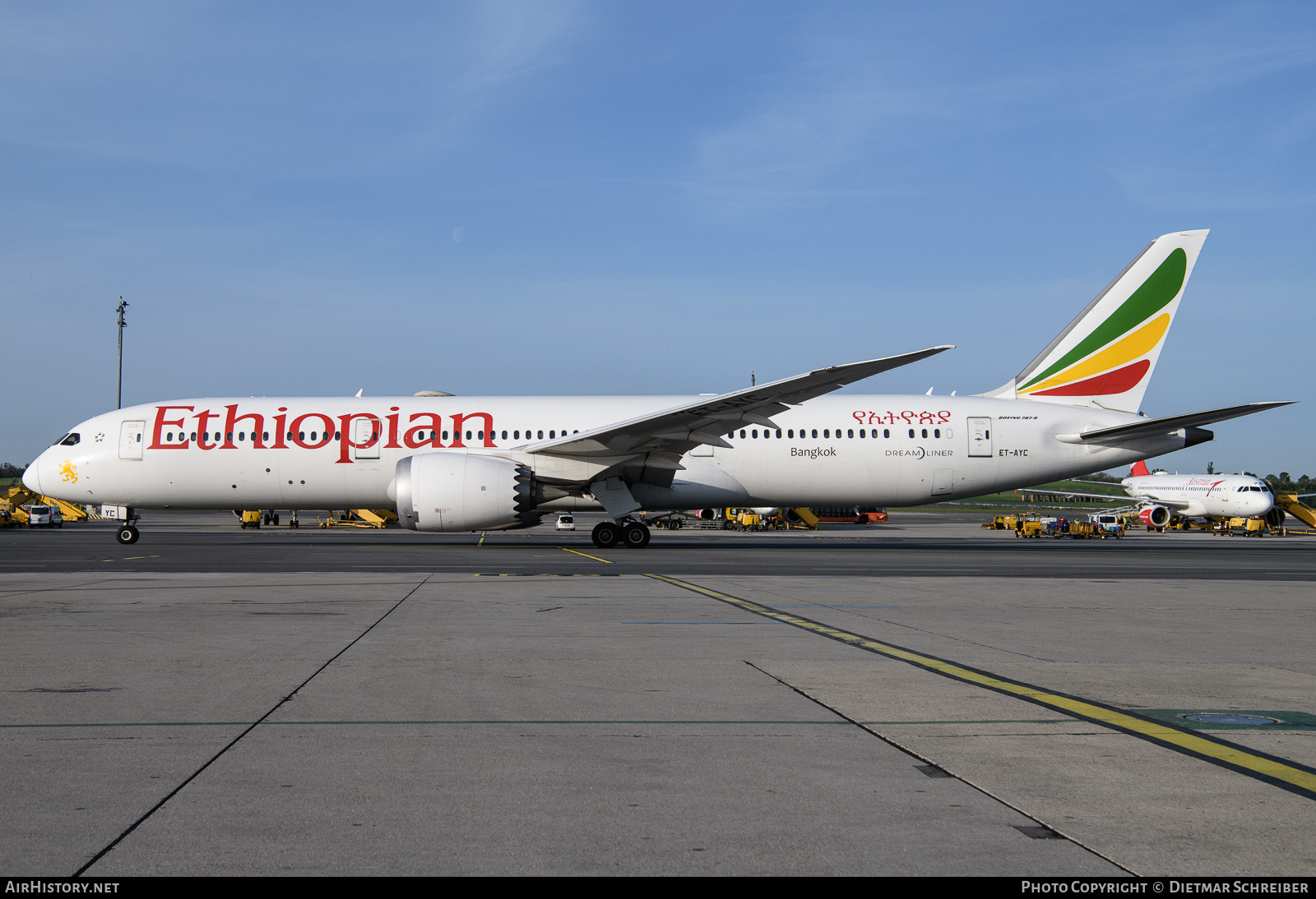 Aircraft Photo of ET-AYC | Boeing 787-9 Dreamliner | Ethiopian Airlines | AirHistory.net #682400