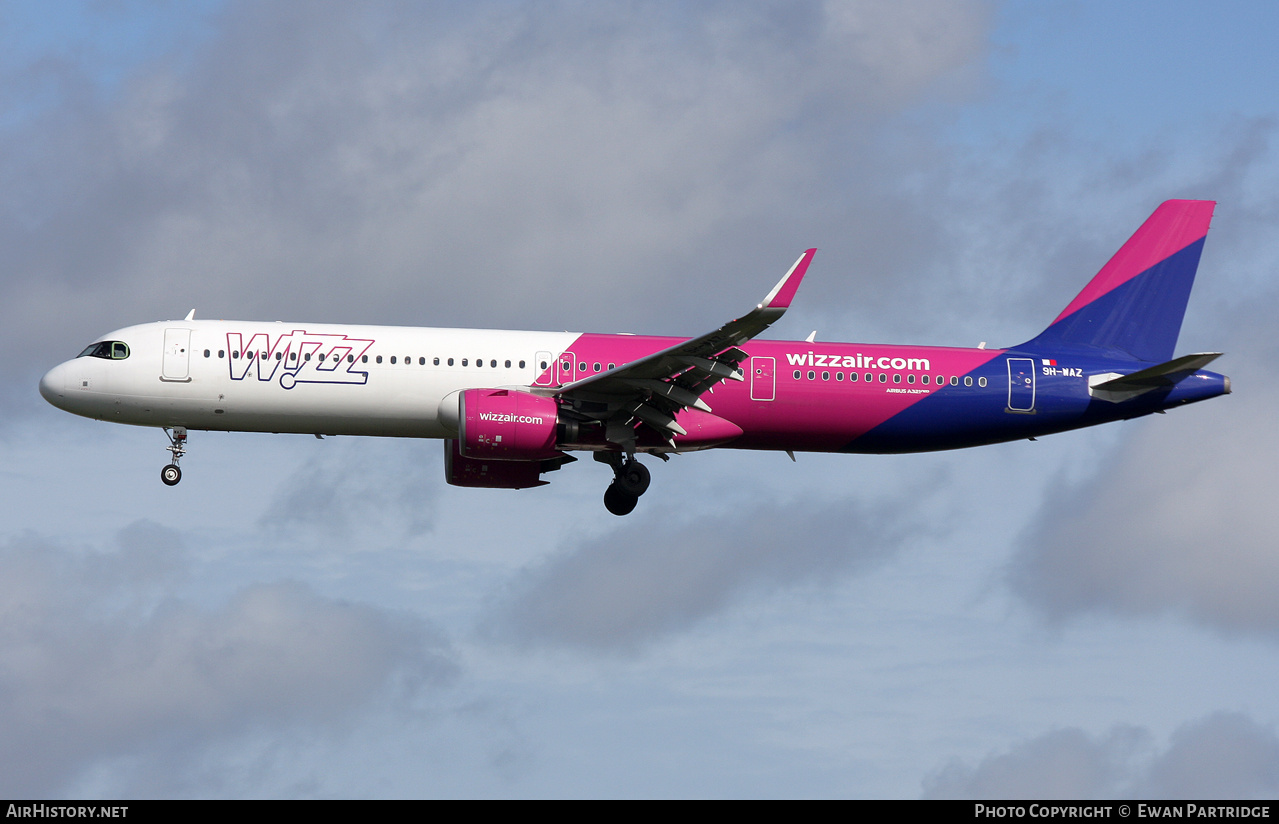 Aircraft Photo of 9H-WAZ | Airbus A320-271NX | Wizz Air | AirHistory.net #682437