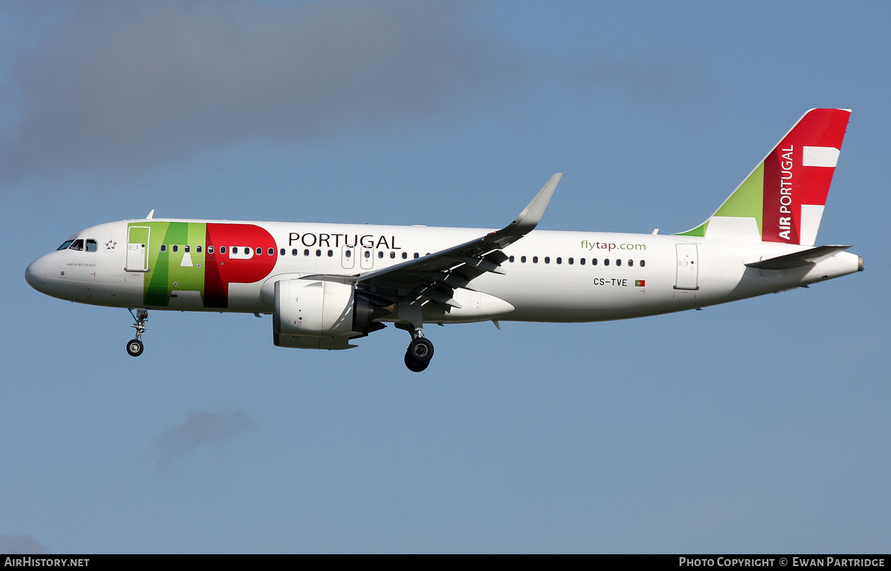 Aircraft Photo of CS-TVE | Airbus A320-251N | TAP Air Portugal | AirHistory.net #682443