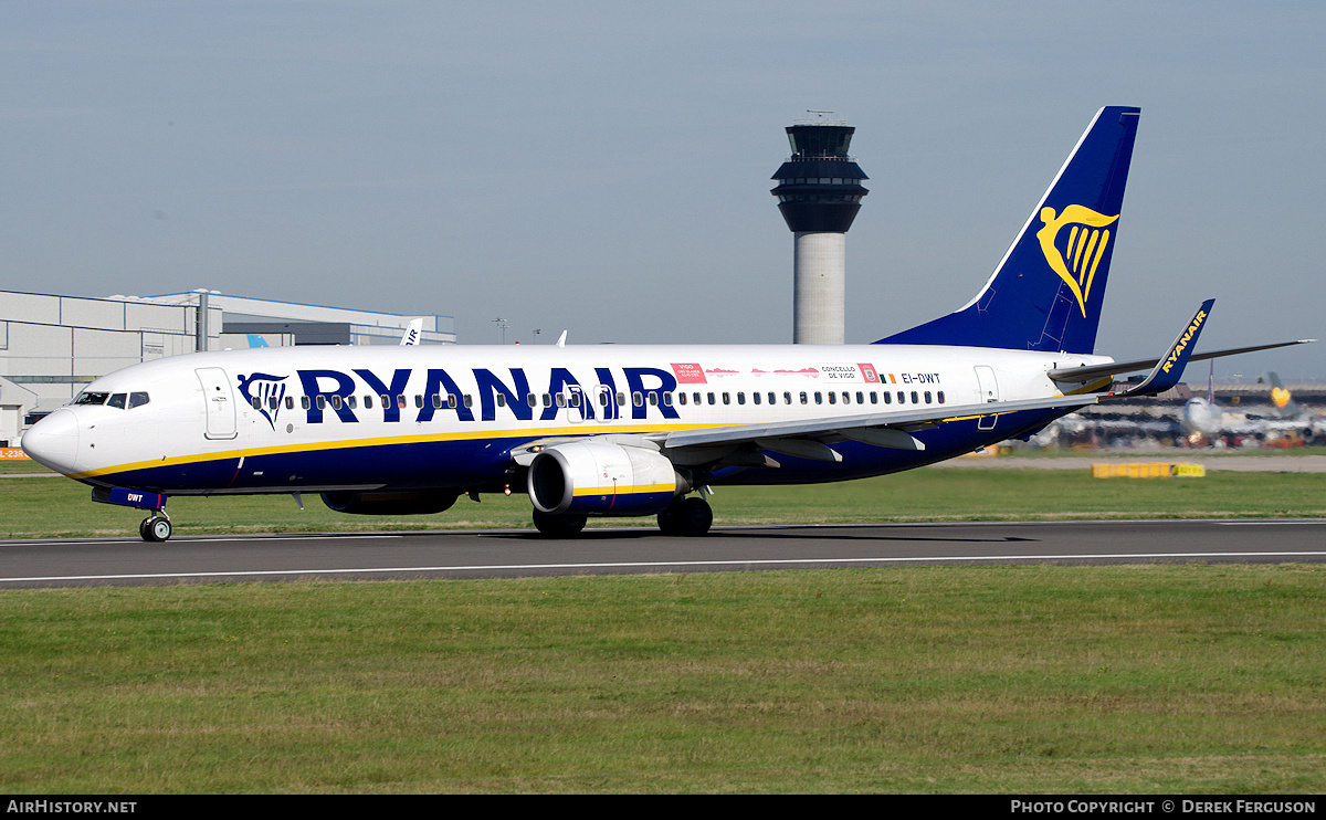 Aircraft Photo of EI-DWT | Boeing 737-8AS | Ryanair | AirHistory.net #682453