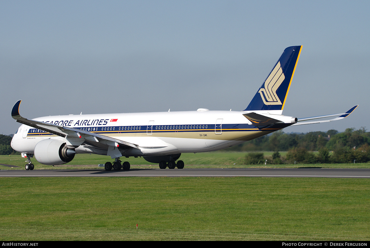 Aircraft Photo of 9V-SMK | Airbus A350-941 | Singapore Airlines | AirHistory.net #682466