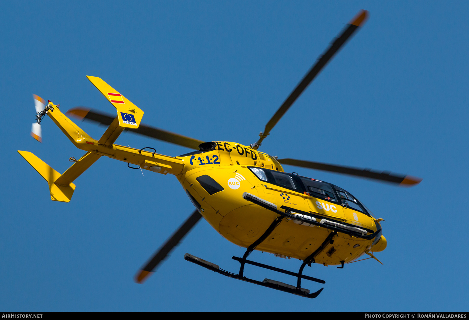 Aircraft Photo of EC-OFD | Eurocopter-Kawasaki BK-117/EC-145 | Avincis | AirHistory.net #682467