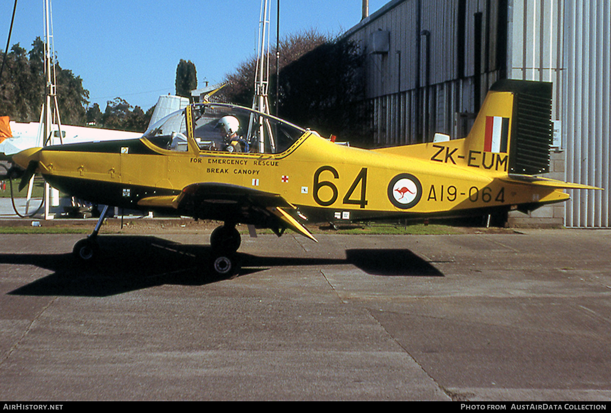 Aircraft Photo of ZK-EUM / A19-064 | New Zealand CT-4A Airtrainer | Australia - Air Force | AirHistory.net #682481