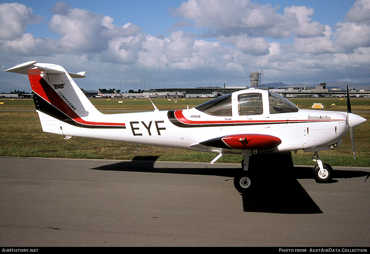 Aircraft Photo of ZK-EYF / EYF | Piper PA-38-100 Tomahawk | Canterbury Aero Club | AirHistory.net #682483