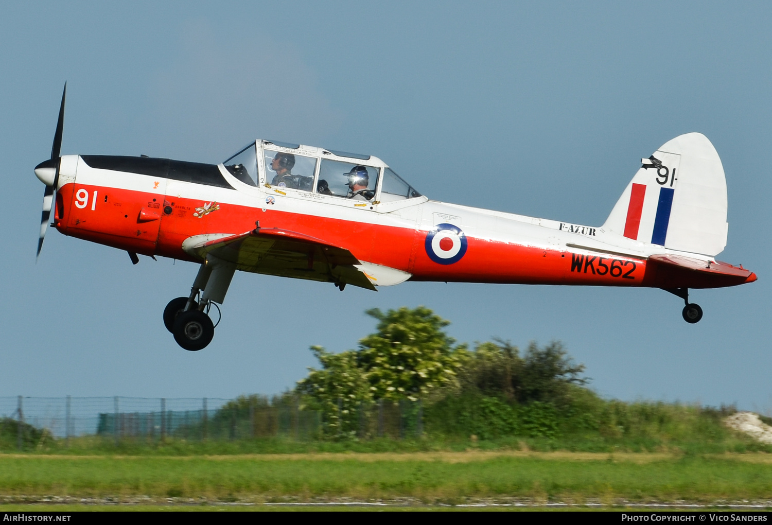 Aircraft Photo of F-AZUR / WK562 | De Havilland Canada DHC-1 Chipmunk T10 | UK - Air Force | AirHistory.net #682488