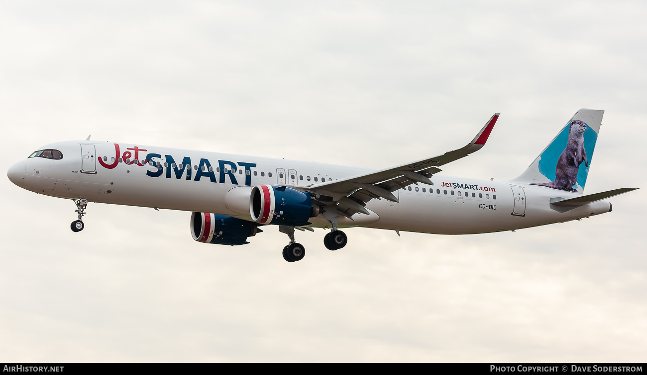 Aircraft Photo of CC-DIC | Airbus A321-271NX | JetSmart | AirHistory.net #682499