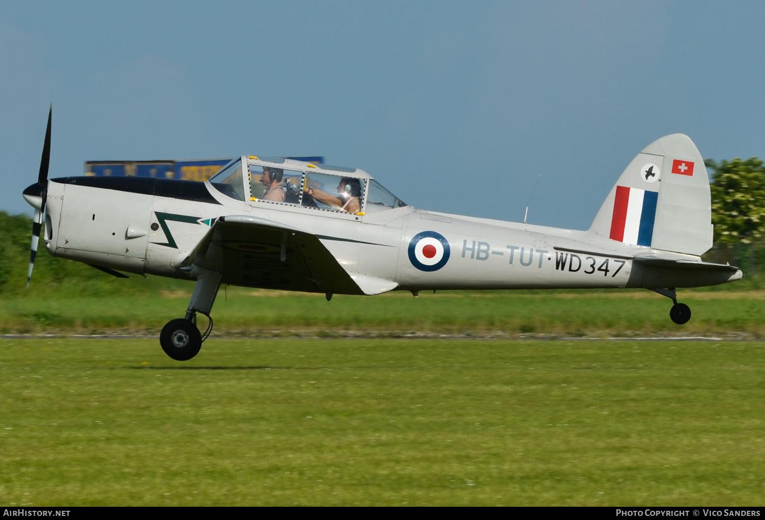 Aircraft Photo of HB-TUT / WD347 | De Havilland DHC-1 Chipmunk Mk22 | UK - Air Force | AirHistory.net #682528