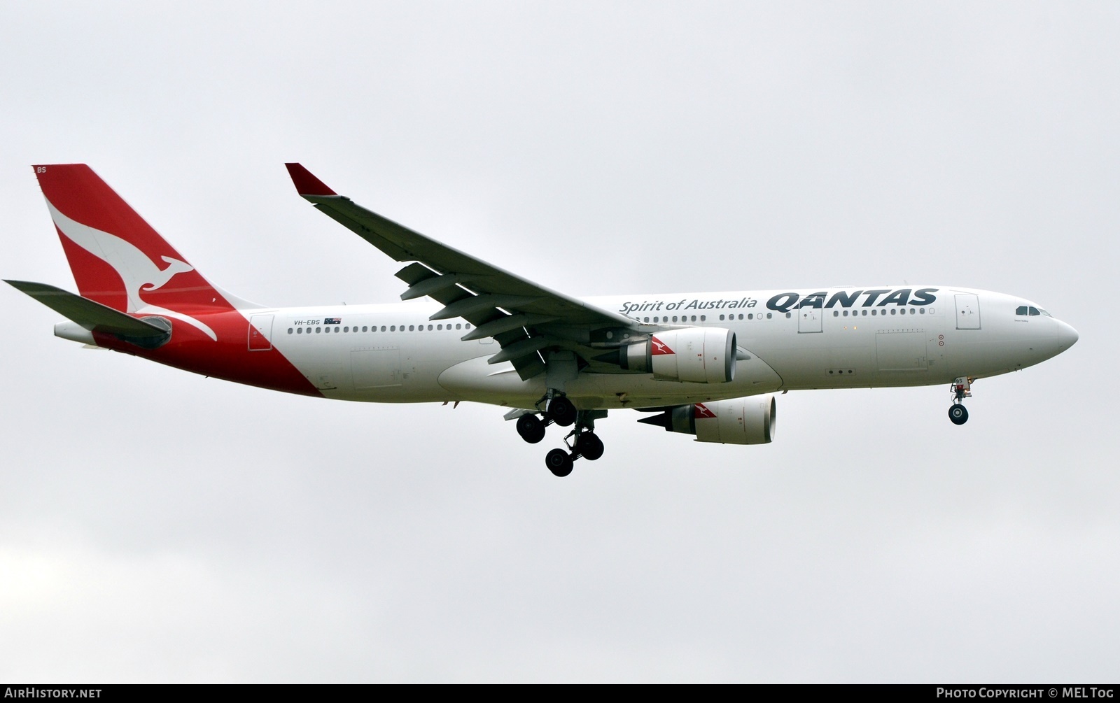 Aircraft Photo of VH-EBS | Airbus A330-202 | Qantas | AirHistory.net #682549