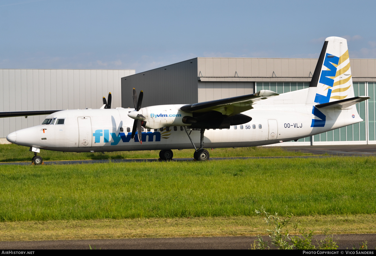 Aircraft Photo of OO-VLJ | Fokker 50 | VLM Airlines | AirHistory.net #682553
