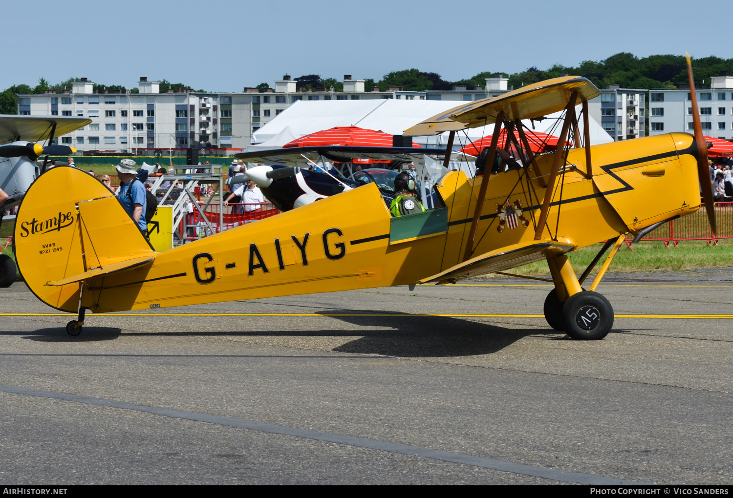Aircraft Photo of G-AIYG | Stampe-Vertongen SV-4B | AirHistory.net #682554