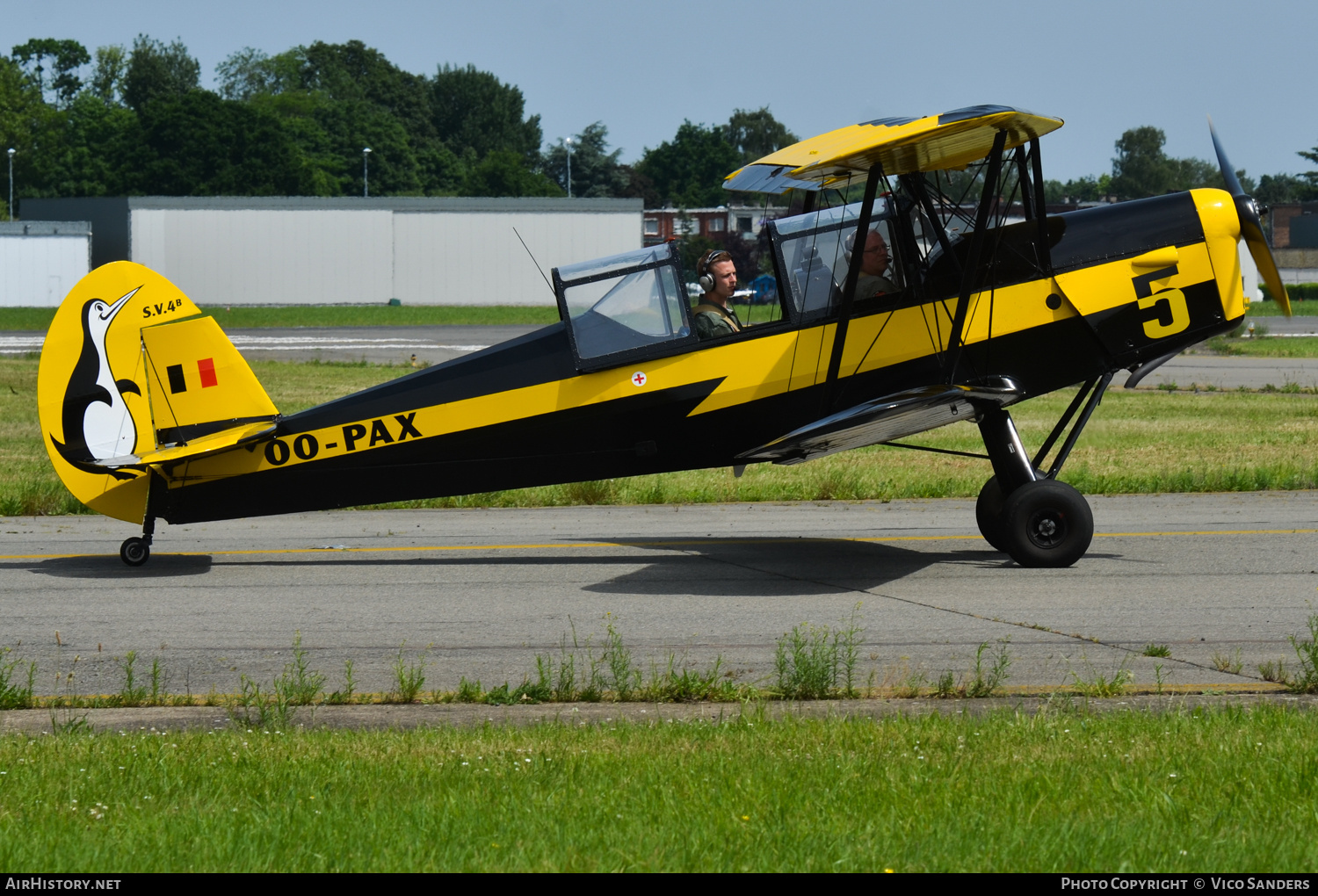 Aircraft Photo of OO-PAX | Stampe-Vertongen SV-4B | AirHistory.net #682576
