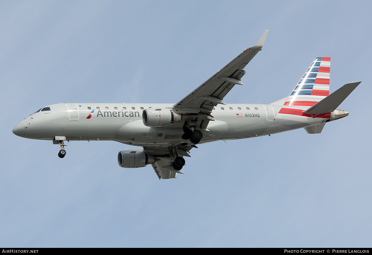 Aircraft Photo of N103HQ | Embraer 175LR (ERJ-170-200LR) | American Eagle | AirHistory.net #682605