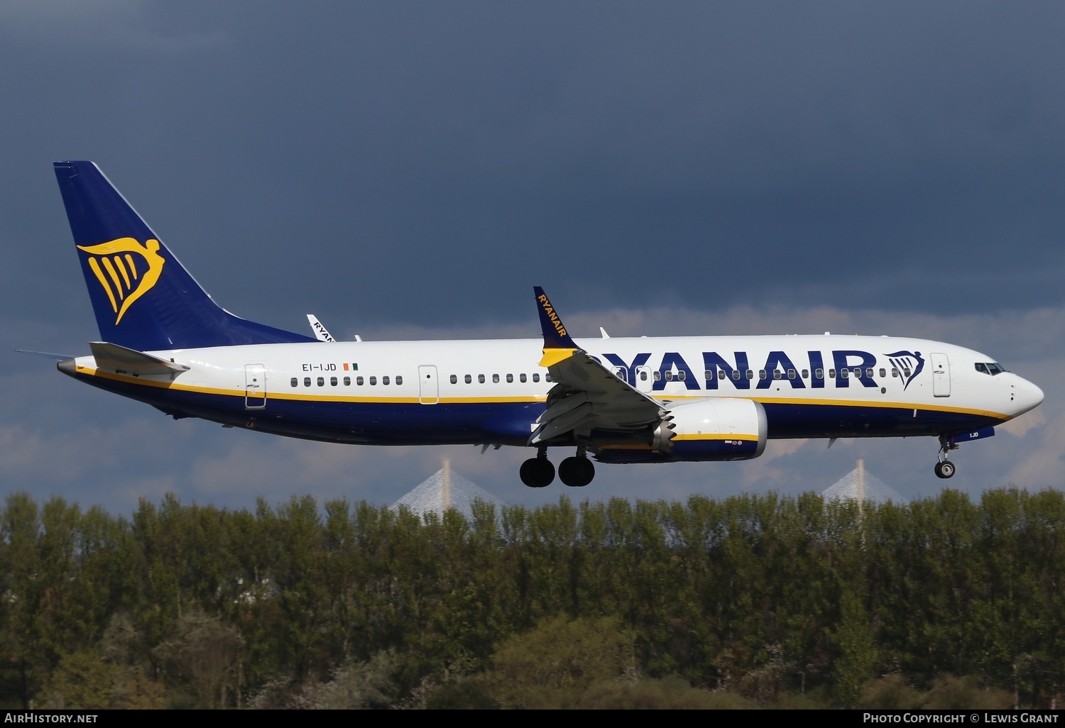 Aircraft Photo of EI-IJD | Boeing 737-8200 Max 200 | Ryanair | AirHistory.net #682608