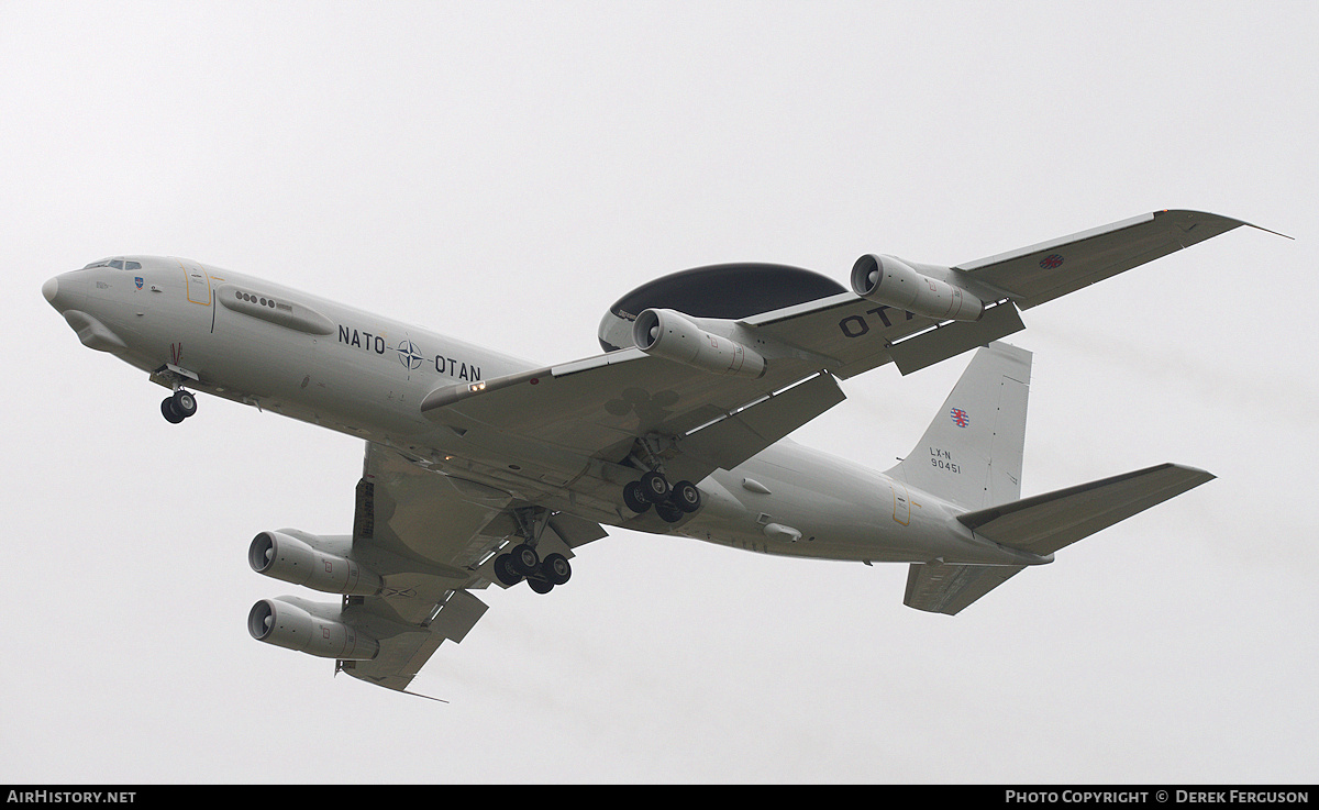 Aircraft Photo of LX-N90451 | Boeing E-3A Sentry | Luxembourg - NATO | AirHistory.net #682611