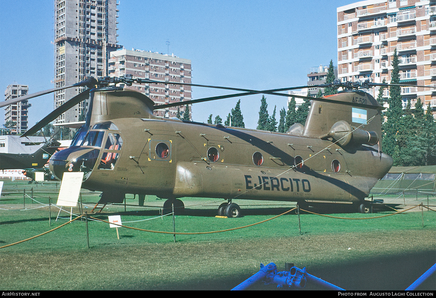 Aircraft Photo of AE-520 | Boeing Vertol CH-47C Chinook | Argentina - Army | AirHistory.net #682616