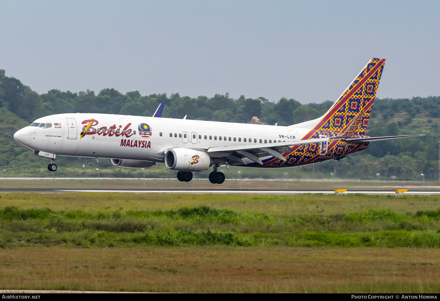 Aircraft Photo of 9M-LCM | Boeing 737-8GP | Batik Air Malaysia | AirHistory.net #682656